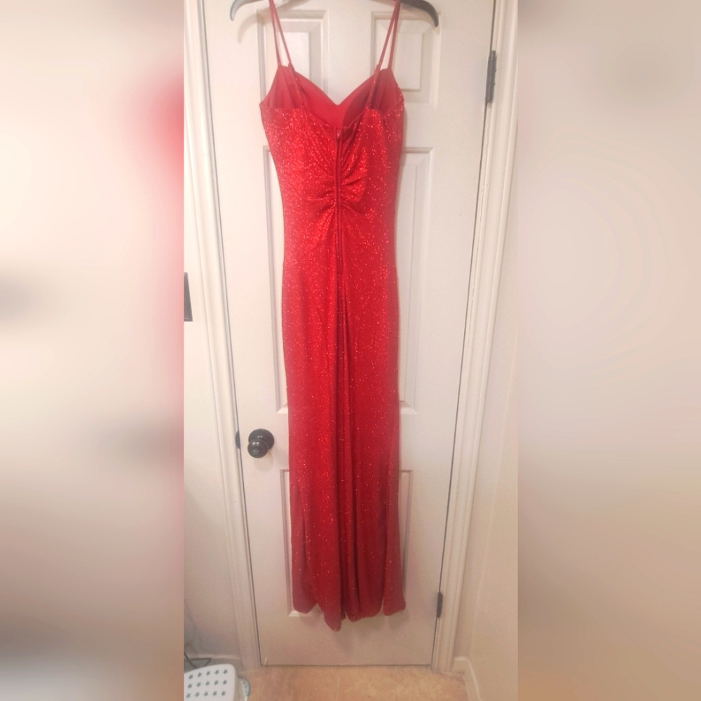 Elegant Red Evening Gown